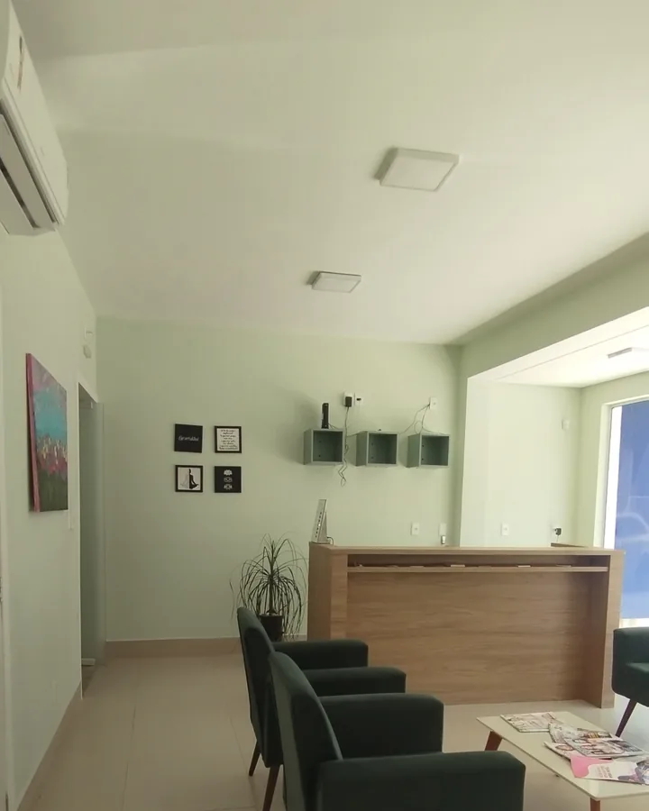 Recepção e sala de espera do Espaço Consciência em São José dos Campos